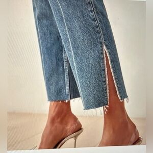 Reformation Gem Slit Hem jeans